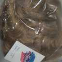 Lydell Women's Short Curly Wavy Wig Synthetic Hair Full Wig 6 inches (19 Light Strawberry Blonde)
