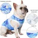 Dog Cooling Vest Shirts Breathable Cooling Jacket Anxiety Relief Sun Protection, Soft Dog Cool Coat for Small Medium Dogs Cats Outdoor Walking Training Hiking on Summer