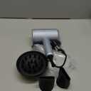 Slopehill Professional Ionic Hair Dryer, Powerful 1800W Fast Drying Low Noise Blow Dryer with 2 Concentrator Nozzle 1 Diffuser Attachments for Home Salon Travel (Matte Blue)