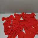 Red Velvet Christmas Bow 9-inch X 16-inch, 8 Pack of Holiday Bows