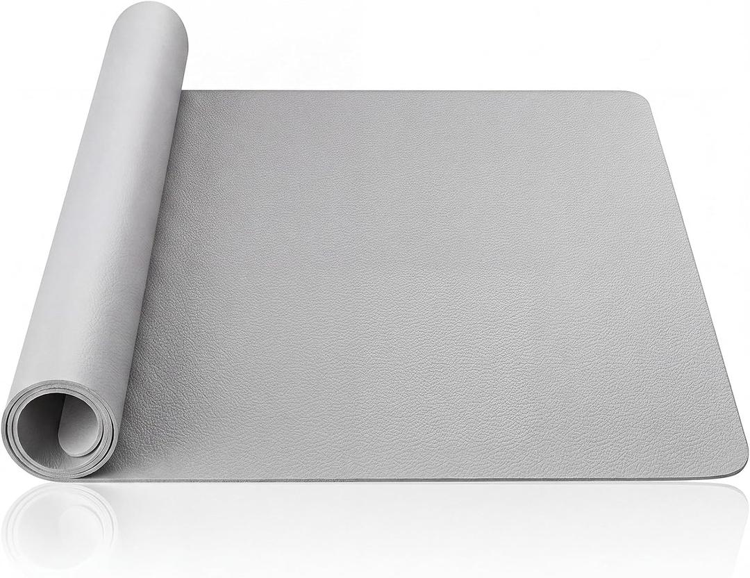 Drydiet 1 Pcs 24 x 48'' Work Bench Mat, PU Work Mat, 1.6 mm Thick, White