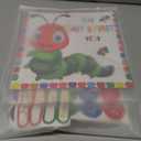 Eaasty Baby's First Year Calendar with 102 Stickers Baby Memory Book 1st Years Milestone Calendar Baby's First Year Scrapbook Nursery Wall Decoration for New Mom and Newborn Girls Boys(Caterpillar), 9.8 x 9.8 inches