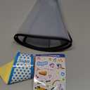 Supet Dog Cone Collar Adjustable After Surgery, Comfortable Pet Recovery Collar & Cone for Large Medium Small Dogs, Elizabethan Dog Neck Collar Plastic Practical (L(Neck: 14.0~17.5"), White)