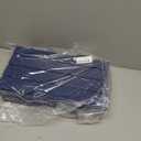 Wall Mount Mailbox for House Outside, Large Capacity Mailbox with Flag Drop Box, Galvanized Steel and Rust-Proof Metal Post Box, 15.74"x9.84"x4.33", Blue, MD065