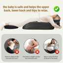 Vekkia Pregnancy Massage Cushion & Headrest - Release Lower Back Pain, Prenatal Bolster for Full Body Relax, Maternity Massage Cushion After Breast Surgery, Storage Bag, Ideal for Home &Therapy Spa