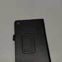 for Amazon Kindle New Fire 7 2015 HD7 SV98LN 7" Cover (5th Generation, 2015 Release) Luxury Folio Stand PU Leather Case (Li-Black)