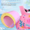 HeySplash Toddler Swim Vest, Toddler Floaties Fit 10-20-30-50-55 Lbs, Children Swimming Jacket 1-2-3-5-6 Year Old, Kids Float Swim Jacket Arm Water Wing, Puddle Pool Jumper Swim Aid,Boys,Girls,Nios, for kids 22-55lbs