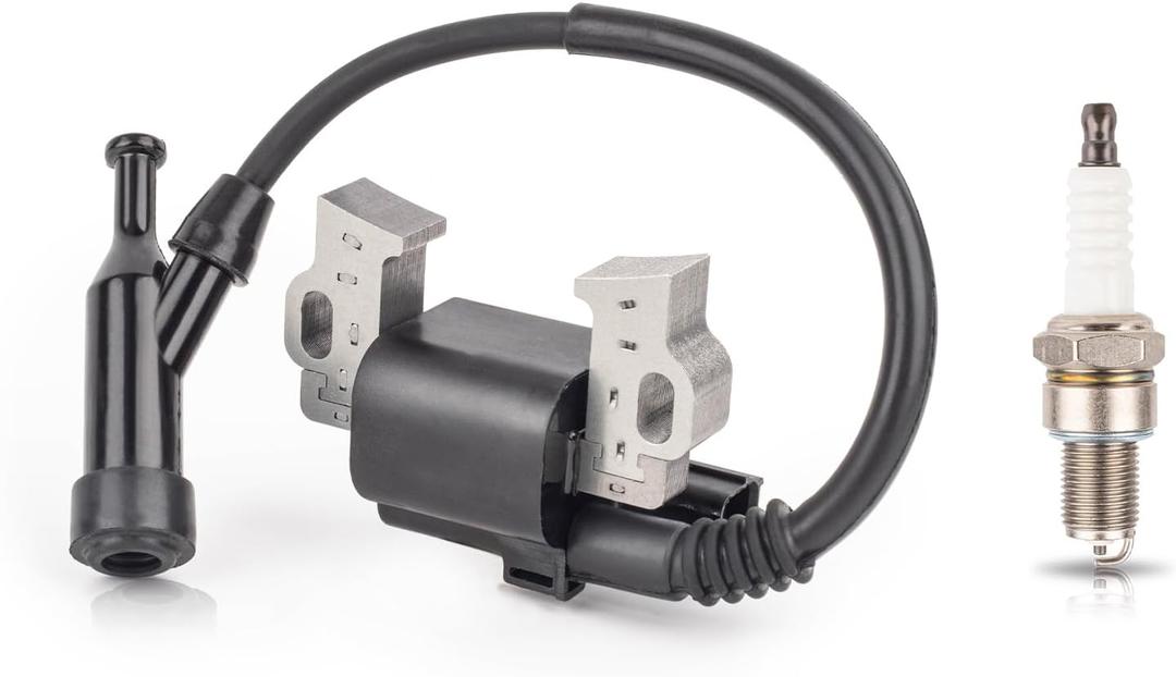 ENA 30500-Z5T-003 4 Pin Connector Ignition Coil Compatible with Honda GX340 GX390 GX240 GX270 Series Engine Model with Spark Plug Replacement for 30500-Z5R-003 30500Z5T003 30500Z5R003