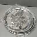 Hammered Stainless Steel Trays – Round Silver Serving Trays - Metal Serving Tray - 2 Pc - Large Tray 15” Medium Tray 13” - Decorative Platters – by Colleta Home