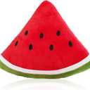 zhidiloveyou 11.8" Watermelon Plush Pillow Cute Stuffed Fruit Toy Hug Pillow Gifts for Kids