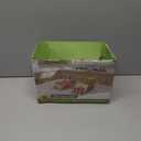 BALEINE Clear Plastic Storage Bins with 3 Removable Dividers, Pantry Organization, BPA Free Stackable Refrigerator Organizers and Storage for Kitchen Fridge Cabinet Bathroom (10.5x6.1x3.5, 6PK)