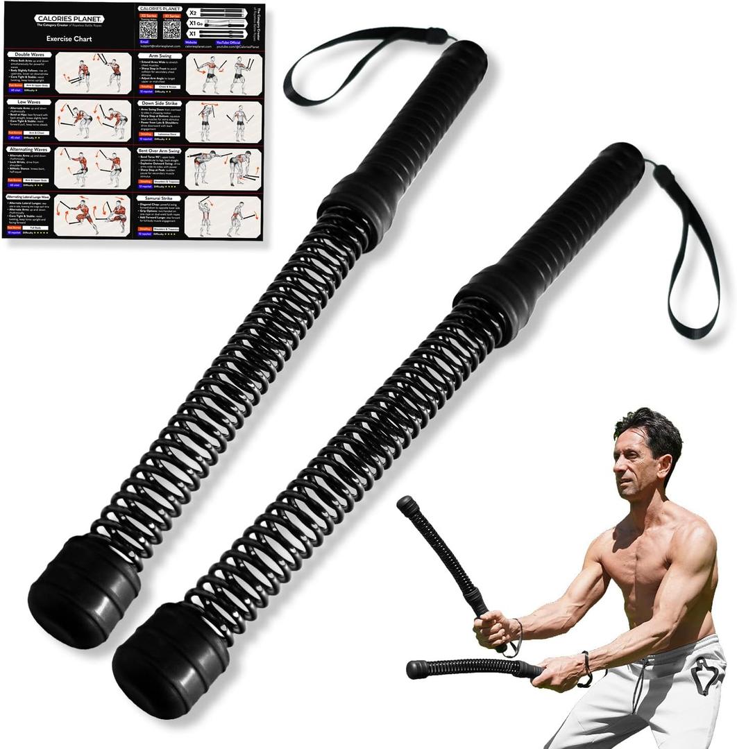X1 Go Ropeless Battle Rope for Home Gym, HIIT Workouts, Low-Impact Cardio Training (Pulse Black-1.3lb)