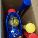 Liberry Toddler Golf Set, Upgraded Kids Golf Cart with Unique Shoulder Strap Design, Indoor Outdoor Sports Toys Gifts for Boys Girls 1 2 3 4 Years Old (Blue)