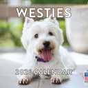 Westie Calendar 2026 West Highland Terrier Gifts Westies Monthly Wall Calender 12 Month | American Made In The USA