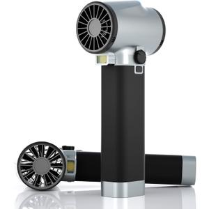 Xoopon Turbo Dryer Blower for Car, 750CFM/3.09LB Thrust Car Dryer with 750W & 64MM Brushless Motor, Infinitely Variable Speed, Cordless Car Blower for Drying, Patio Cleaning, Snow Blowing (Sliver)