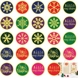 2 x Christmas Stickers for Envelope Seals Cards Making Crafts 2 Inch Round Happy Holiday Christmas Label Card Vinyl Stickers for Mailing Baked Goods Gifts Decorative Bag (deer168)