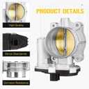 12616995 Electronic Throttle Body 3.6L for Chevrolet Traverse Equinox for GMC Acadia for Buick Enclave Lacrosse for Saturn Outlook Vue Suzuki XL-7 Pontiac Torrent 2007-2010, 217-3104, TB1034