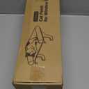 Zakkart Cat Perch for Window Sill with Bolster - Orthopedic Hammock Design with Premium Hardwood & Robust Metal Frame - Cat Window Seat for Large Cats and Kittens - Dark Stained Wood Gray Bed, 24''W