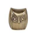HD Designs Aluminum Owl - Gold, 4.5 in