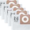 5 Pack Ridgid VF3501 Filter Bags, Compatible with Ridgid Shop Vac & Workshop 3-4.5 Gallon, Fine Dust Bags, Replacement Part# RIDGID VF3501 / WORKSHOP WS32045F