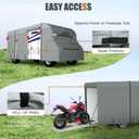 Class C RV Cover 20' ~ 23' – Upgraded Heavy-Duty 9-Layers Top Class C Motorhome Cover, Windproof & Waterproof Toy Hauler Travel Trailer Camper Covers for Winter Snow Protection