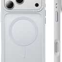 ORNARTO Magnetic for iPhone 17 Pro Max Case, 7X Military-Grade Drop Protection, Compatible with MagSafe, Slim Shockproof Translucent Matte Phone Case for iPhone 17 Pro Max 6.9", Light Gray