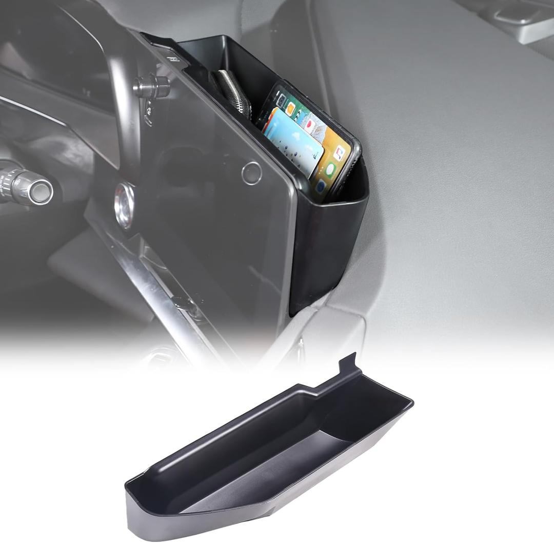 Daeiclru Navigation Dashboard Screen Insert Organizer Tray Compatible with Chevrolet Corvette C8 2020-2023, Center Console Storage Box, Center Screen Console Tray Organizer Accessories