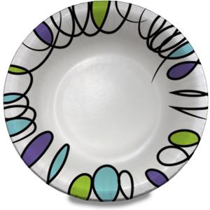 Amazon Basics Ultra Disposable Paper Bowls, 20 Oz, Microwave Safe, Soak Proof, Strong & Sturdy, White