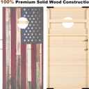 Sportdo 4x2 ft Solid Wood Cornhole Board Set with 8 Bean Bags