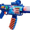 Nerf Loadout Cyberlight Ghost Blaster, Electronic Glowing LED Lights, 4 Attachment Accessories, 24 Nerf N1 Darts, Kids Toys & Gifts, Ages 8+
