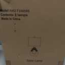 OYEARS 19'' Small Boho Table Lamps for Bedroom Set of 2, Farmhouse Rattan Bedroom Lamps for Living Room Rustic Home Decor, Nightstand Bedside Lamps for Sofa Table Entry Way, Suitable for Small Places (Beige and White)