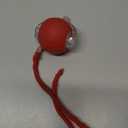 Utroni Interactive Dog & Cat Electric Active Toys, Smart Rolling Ball for Dogs & Cats, 360° Smart Automatic Rolling Pet Ball, Fast Moving Toy for Bored Indoor Kitty, Rechargeable(Red)