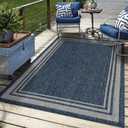 Keen Home Design Waterproof Outdoor Area Rug, Patio Deck Porch, 8x10
