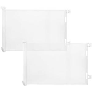 Amazon.com: Veraste (2 Pack) Retractable Baby Gate for Doorways and Stairs, Mesh Safety Gate for Pet, Indoor & Outdoor Use, One-Hand Operation, Easy Installation, 33.6" Tall, Expands to 55" WideWhite,33.6"x55") : Baby