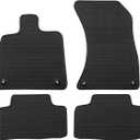 Car Floor Mats Custom Fit for Audi Q5 SQ5 2018-2026 All Weather Full Black Rubber Floor Liners Set Waterproof Heavy Duty Odorless (No Hybrid Models)