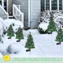 Solar Christmas Tree Garden Stake Lights Waterproof Christmas Decorations Tree Lights Outdoor Xmas Tree Light Christmas dcor Pathway Lights Patio Yard (Color, 2pcs