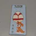 Malier Dog Christmas Stocking with Initials, Letter A Embroidered Knit Christmas Stocking for Dogs, White Large Bone Shape Xmas Pet Stockings Hanging Stocking for Dogs Cats Pets (White, Letter-B)