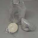 QWORK 1000ML Buchner Funnel Kit Filter Flask Set, 1L Vacuum Flask 80mm Funnel, Borosilicate Glass Heavy Wall Filtering Flask