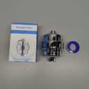 25-Stage Shower Filter prevents scale buildup, Revitalize Hair Skin & Nails with Purifying Water, softener hard water,99% Lead Chlorine, Fluoride & Chemicals removed. High-Output Fan Technology, Chrome