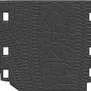 Cargo Liners Custom Fit for Jeep Wrangler JL 4x4 Door Sahara Rubicon 2018 2019 2020 2021 2022 2023 2024 2025 Trunk Mats Rubber All Weather with Subwoofer Heavy Duty Odorless - Not Fit 4XE