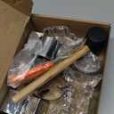 Pumpkin Carving Kit, 13-Pack Halloween Pumpkin Carving Stencils Metal with Hammer, Premium Stainless Steel Pumpkin Knife Tools for Halloween Decoration