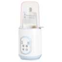 Travel Bottle Warmer - 2 in 1 Automatic Constant Temperature Milk Warmer Baby Bottle | Food Warmer Defrost for Breastmilk | Bottle Warmer for Outing | Smart Temperature Control Warmer Breast Milk War (Blue)