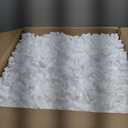 Biodegradable Peanuts 0.25 cu ft naturaly antistatic compostable popcorn for packaging, white