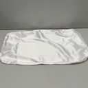 Polyester, Spandex blend Pillowcase for Zelimun Cervical Pillow Only, Ergonomic Case, Smooth & Soft Pillowcase for Sleeping, White Pillow Cover with Zipper