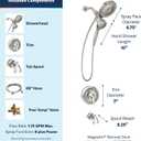 Moen 82304SRN Engage Magnetix Tub & Shower Trim Kit, Brushed Nickel