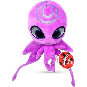 Miraculous Ladybug Kwami Mon Ami Plush Toy - Nooroo The Butterfly, Super Soft Stuffed Animal - 9-inch Collectible Plush Figure, Ladybug & Cat Noir, Gift Stocking Stuffer for Kids