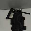 Mosago Dog Backpack Carrier, Adjustable Pet Front Carriers, Legs Out Carrying Sling Travel Bag for Small Medium Dogs 4-7 Lbs, Soft Wearable Puppy Chest Carry Backpacks for Walking/Hiking/Camping (Black)