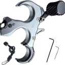 Compound Bow Aid Releaser with Wrist Straps and Adjustment Tool,Archery Release Aids with 3 Thumb Release Adjustable,Aluminum Alloy Aids.for Left and Right Handers.