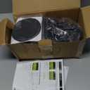 Floodlight Camera Hardwired 6500LM, 2K HD Security Camera Outdoor with Motion-Activated, 2.4G WiFi, Color Night Vision, 24/7 Recording, 2-Way Audio, Built-in Siren, Works with Alexa & Google (Black)