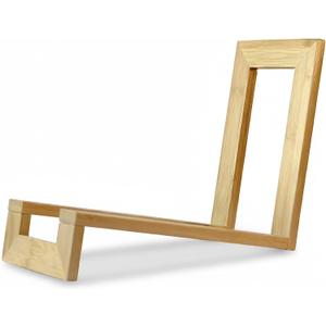 Bamboo Vinyl Record Holder & Book Rack  2-in-1 To-Be-Read Stand & LP Storage Rack | Multipurpose Organizer for 40 LPs, Books & Magazines | Minimalist Home Decor with 2-Way Assembly Design for Living Room & Studio